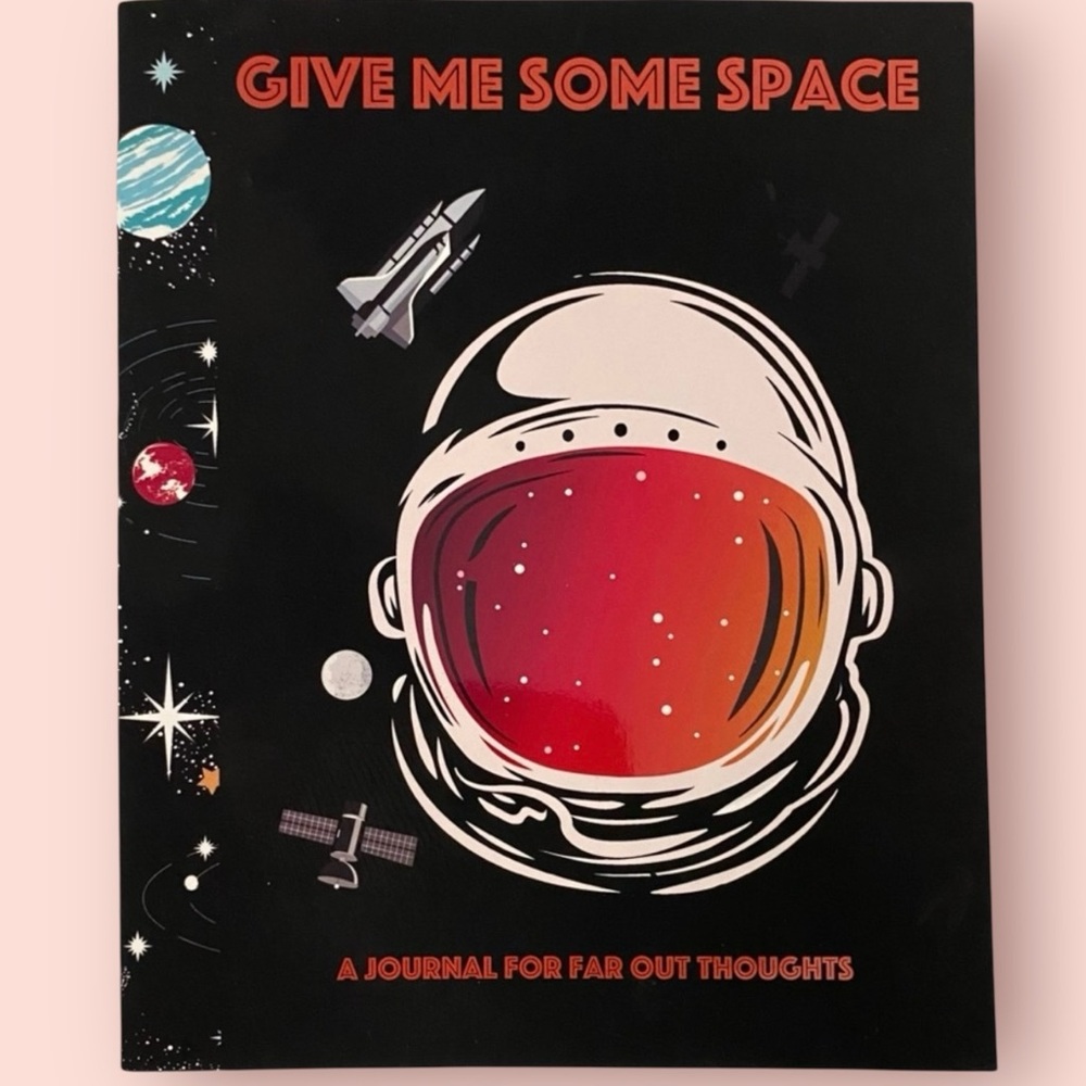 3/$10 Journal “Give Me Some Space” For Far Out Thoughts Book